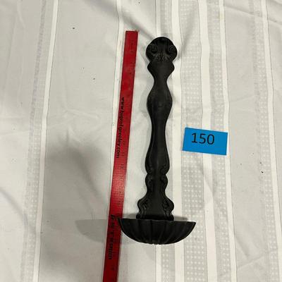 Cast metal spoon ladle