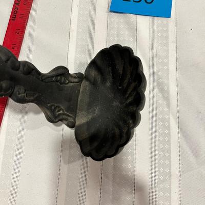 Cast metal spoon ladle