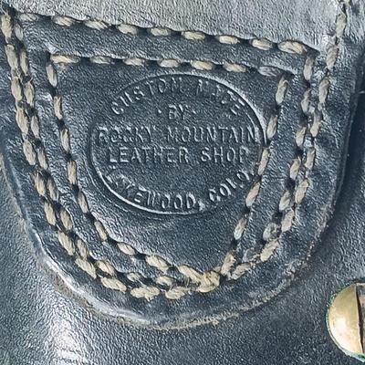 Custom made holster and belt By Rocky Mountain Leather ship Lakewood, Colorado