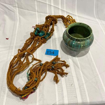 Macreme 70s BOHO Hanging planter