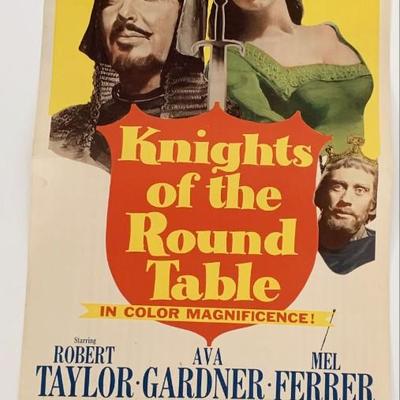 Knights of the Round Table vintage movie poster