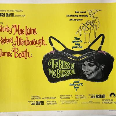 The Bliss of Mrs. Blossom 1968 vintage movie poster