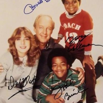 Diff'rent Strokes cast signed promo photo 