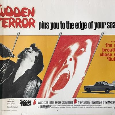 Sudden Terror 1970 vintage movie poster