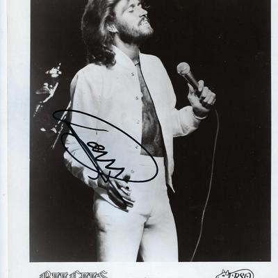The Bee Gees Barry Gibb signed photo