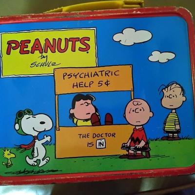 Peanuts Vintage Metal Lunchbox