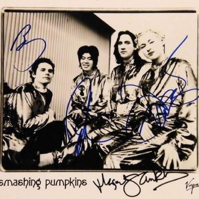 The Smashing Pumpkins signed promo photo 