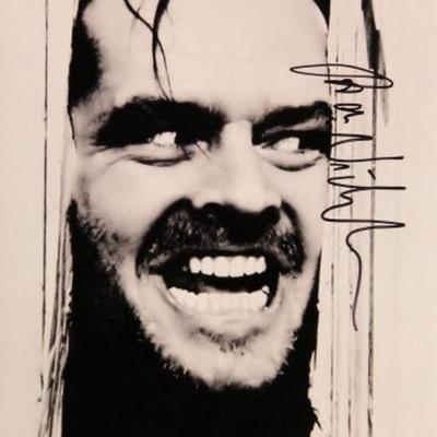 Jack Nicholson signed The Shining photo 
