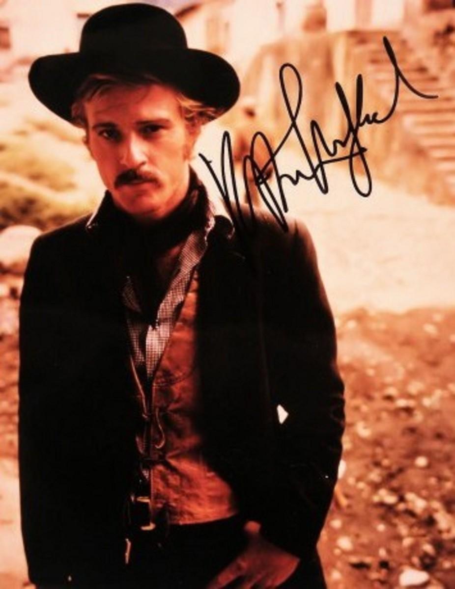 Robert Redford signed photo Western