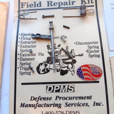 A-15 Field repair kit - Operators Manuals for Rifle 5.56 MM M-16 - FLA 7.62 mm user manual