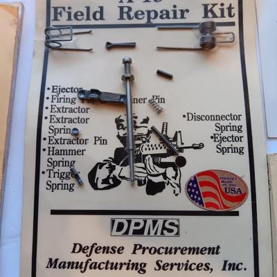A-15 Field repair kit - Operators Manuals for Rifle 5.56 MM M-16 - FLA 7.62 mm user manual