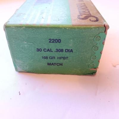 Sierra Matchking 30 CAL .308 168 GR HPBT