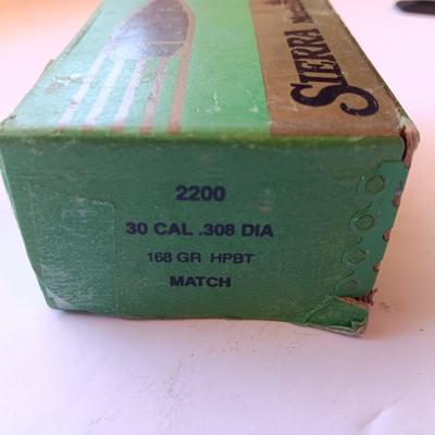 Sierra Matchking 30 CAL .308 168 GR HPBT