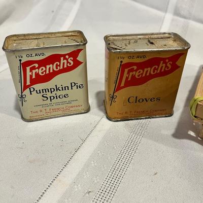 Vintage Spice Tins