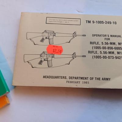 Books - The M1 Garand Owner's Guide & Know your M1 Garand Rifles with manual for M16