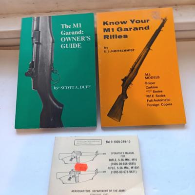 Books - The M1 Garand Owner's Guide & Know your M1 Garand Rifles with manual for M16