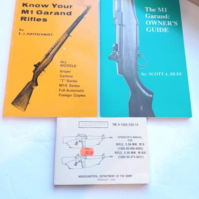 Books - The M1 Garand Owner's Guide & Know your M1 Garand Rifles with manual for M16