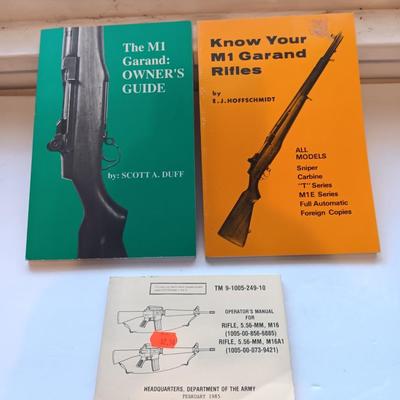 Books - The M1 Garand Owner's Guide & Know your M1 Garand Rifles with manual for M16