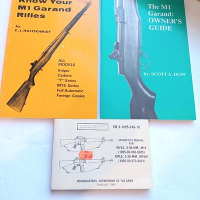 Books - The M1 Garand Owner's Guide & Know your M1 Garand Rifles with manual for M16