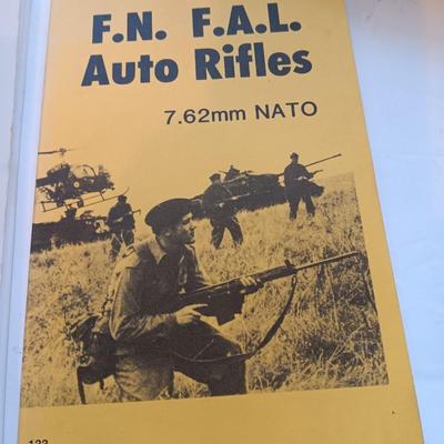 Books - F.N. F.A.L. Auto Rifles - Light Automatic Rifle CAL. 7,62 and operator's manual for M-16