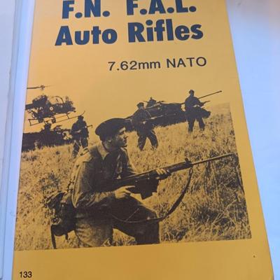 Books - F.N. F.A.L. Auto Rifles - Light Automatic Rifle CAL. 7,62 and operator's manual for M-16