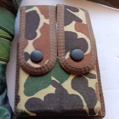 Camouflage lot - Magazine pouch - bag - wallet - raincoat.