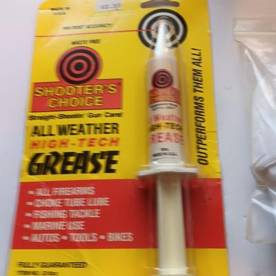 Gun and rifle cleaning chemicals and items - Hoppe's = Gun Grease - and more