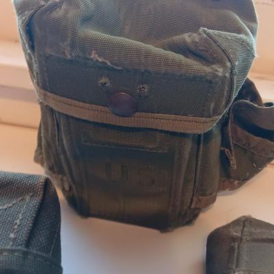 Military issued pouches and bags - ammunition - first aid - Magazines