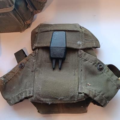 Military issued pouches and bags - ammunition - first aid - Magazines