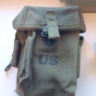 Military issued pouches and bags - ammunition - first aid - Magazines
