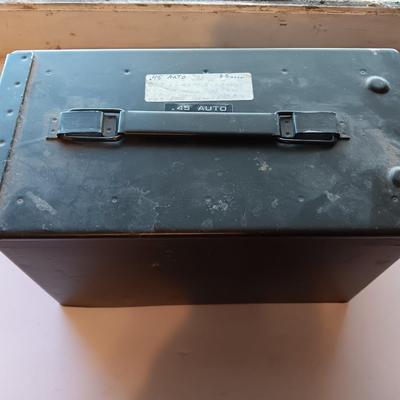 Ammunition chest - Empty metal military ammo can
