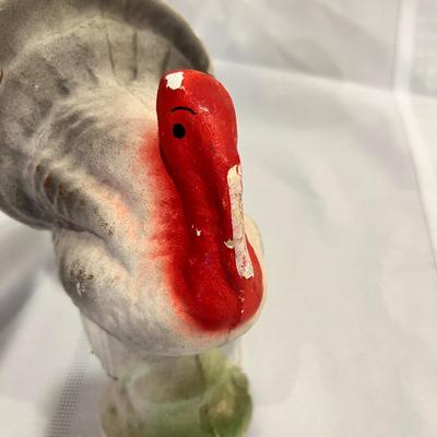 Paper mache vintage turkey