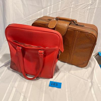 2 vintage luggage