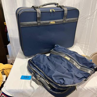 Blue luggage