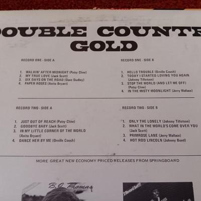 Vinyl Albums - The country Sampler- Double country Gold - Country Magazine of the air - All time country - LP Records