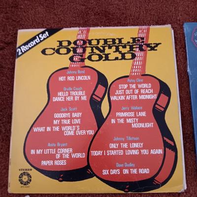Vinyl Albums - The country Sampler- Double country Gold - Country Magazine of the air - All time country - LP Records