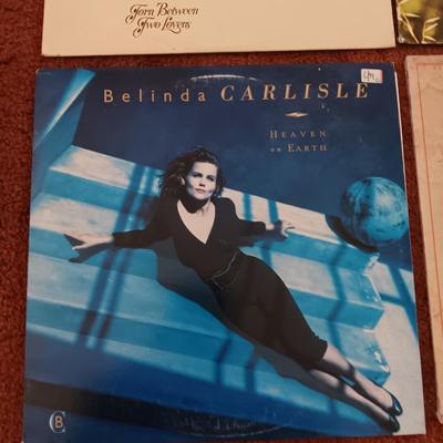 Vinyl Albums -Female artists - Mary Macgregor - Olivia - Belinda Carlisle - and Kay Conniff- LP Records