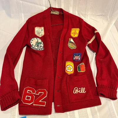 Bill's 1962 Letterman's Sweater