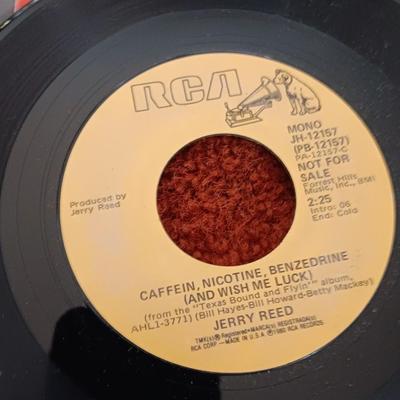 Vinyl record Albums -Mickey Gilley - Tommy Jennings -Jerry Reed - Leon Everette and more! 45RPM Records