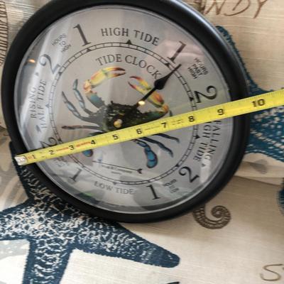 Plastic Nautical Wall Tide Clock