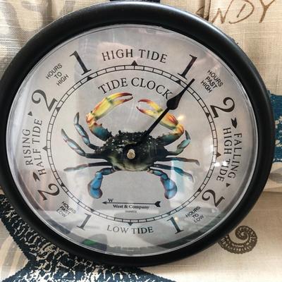 Plastic Nautical Wall Tide Clock