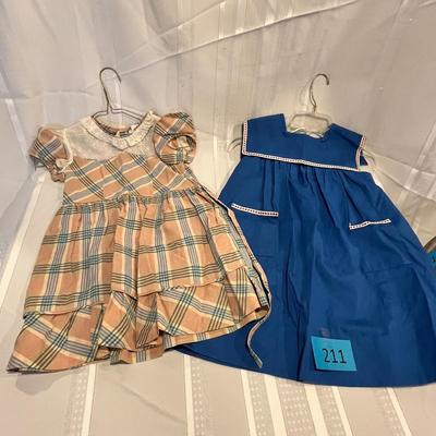 3 Vintage Girls Country dresses