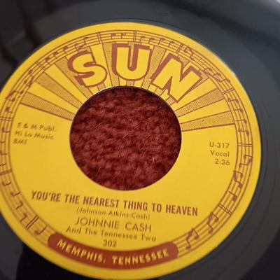 Vinyl record Albums -Johnny Cash - Waylon Jennings - Tennessee two 45RPM Records