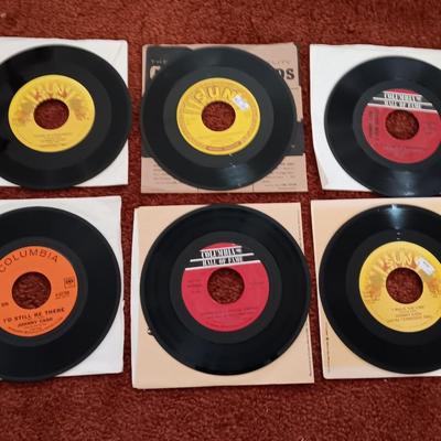 Vinyl record Albums -Johnny Cash - Waylon Jennings - Tennessee two 45RPM Records