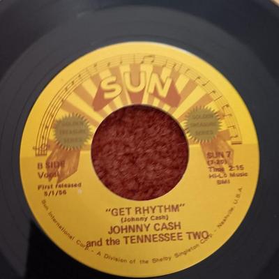 Vinyl record Albums -Johnny Cash - Waylon Jennings - Tennessee two 45RPM Records