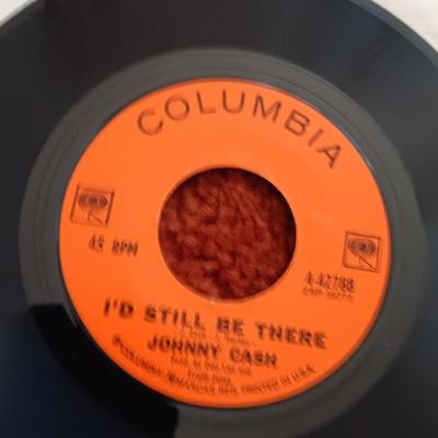 Vinyl record Albums -Johnny Cash - Waylon Jennings - Tennessee two 45RPM Records