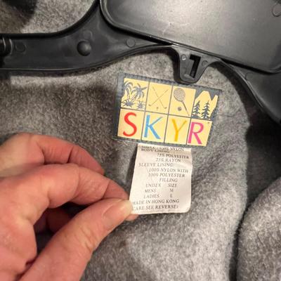 Vintage 90s Ski Jacket with Lift Ticket Tags