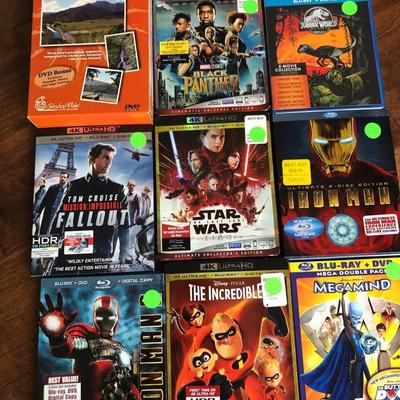 Huge Lot - DVD Mix lot; 4K Ultra - BLU RAY