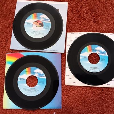 Vinyl record Albums -THREE Jimmy Buffett - 45RPM Records