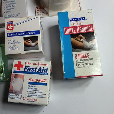 Medical wound supplies - band aids - Gauze - tape and more